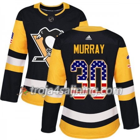 Pittsburgh Penguins tröja Matt Murray 30 Adidas 2017-2018 Svart USA Flag Fashion Authentic - Dame NHL Tröjor Pittsburgh Penguins tröja Matt Murray 30 Adidas 2017-2018 Svart USA Flag Fashion Authentic - Dame NHL Tröjor